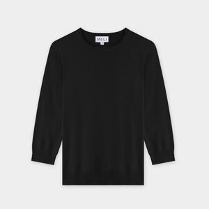Fame on Central Meli Basic Crew Sweater in black size M